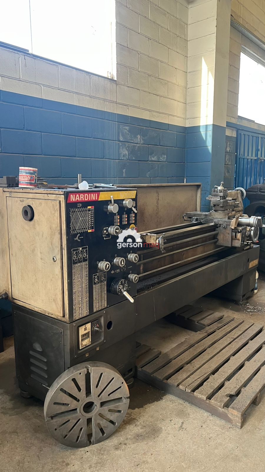 TORNO MECANICO NARDINI ND250 - 500 X 1500 mm - UNICO DONO